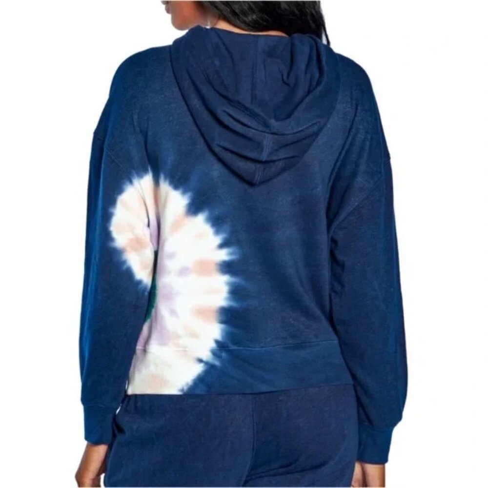 Wildfox Tie Die Blue Hoodie Size L